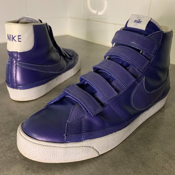✔︎ Nike Blazer AC High Wicked Purple Velcro - Picture 1 of 8